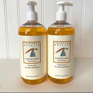 Crabtree and Evelyn Gardeners Hand Soap Full Size 16.9 oz New